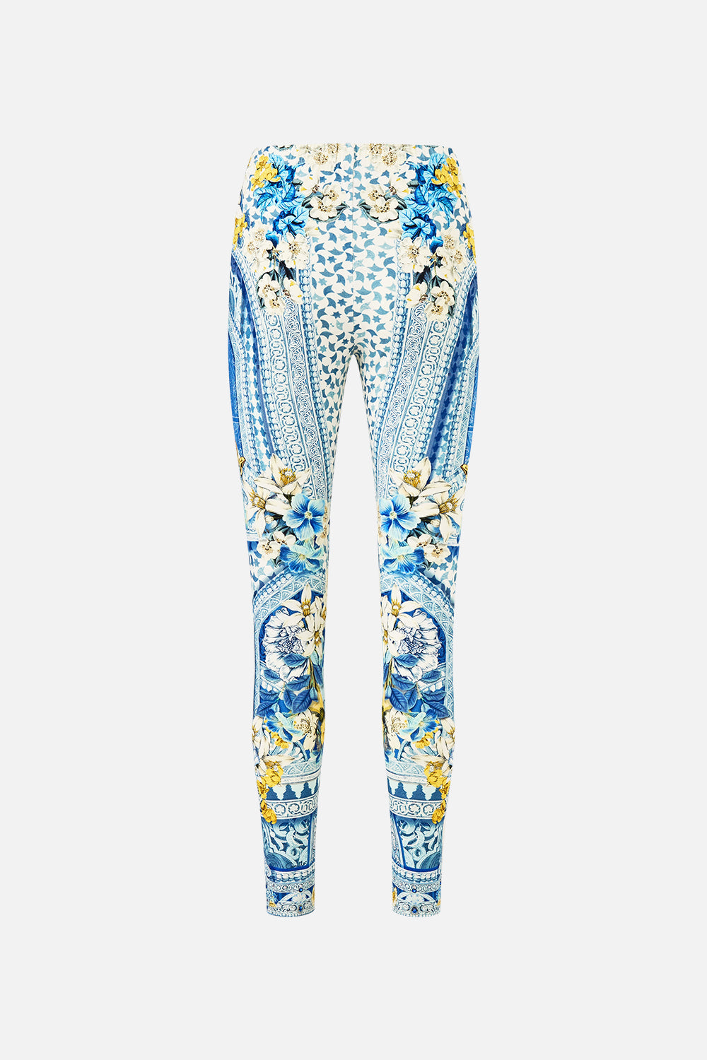 The CAMILLA MILLA HUM OF ALHAMBRA CROPPED JACKET DENIM in our DENIM print.