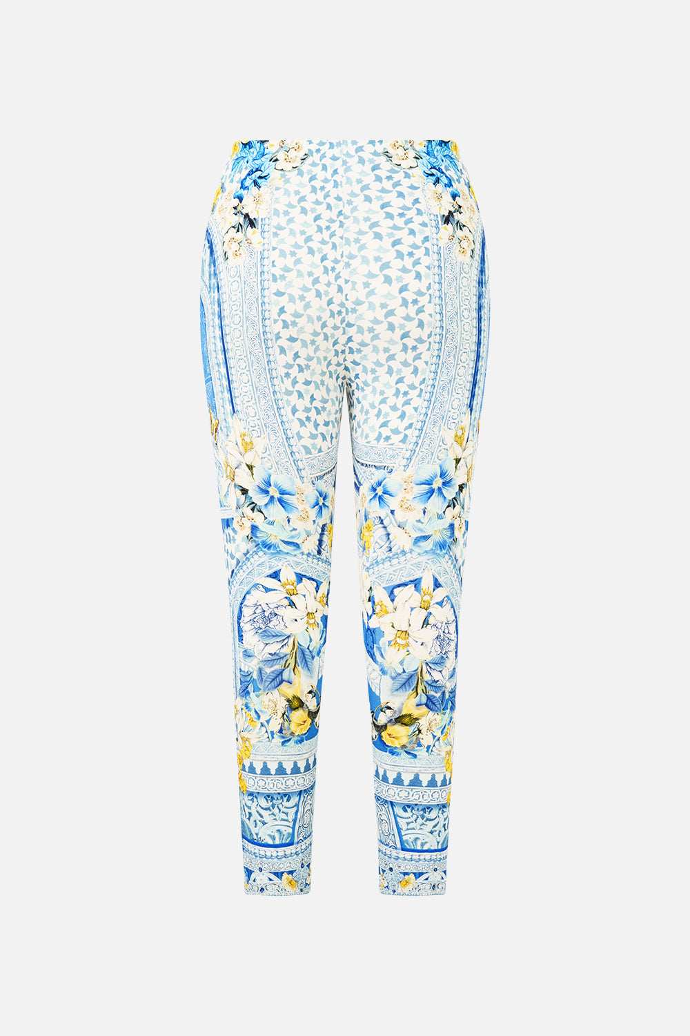 The CAMILLA MILLA HUM OF ALHAMBRA CROPPED JACKET DENIM in our  print.