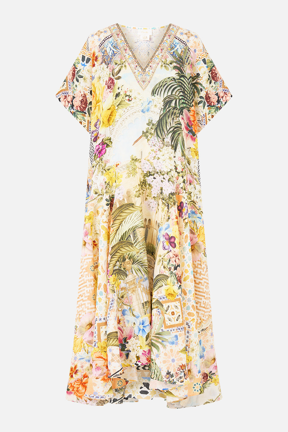 The CAMILLA OVERSIZED JERSEY PARKER JACKET ARANJUEZ ANIMALIA in our  print.
