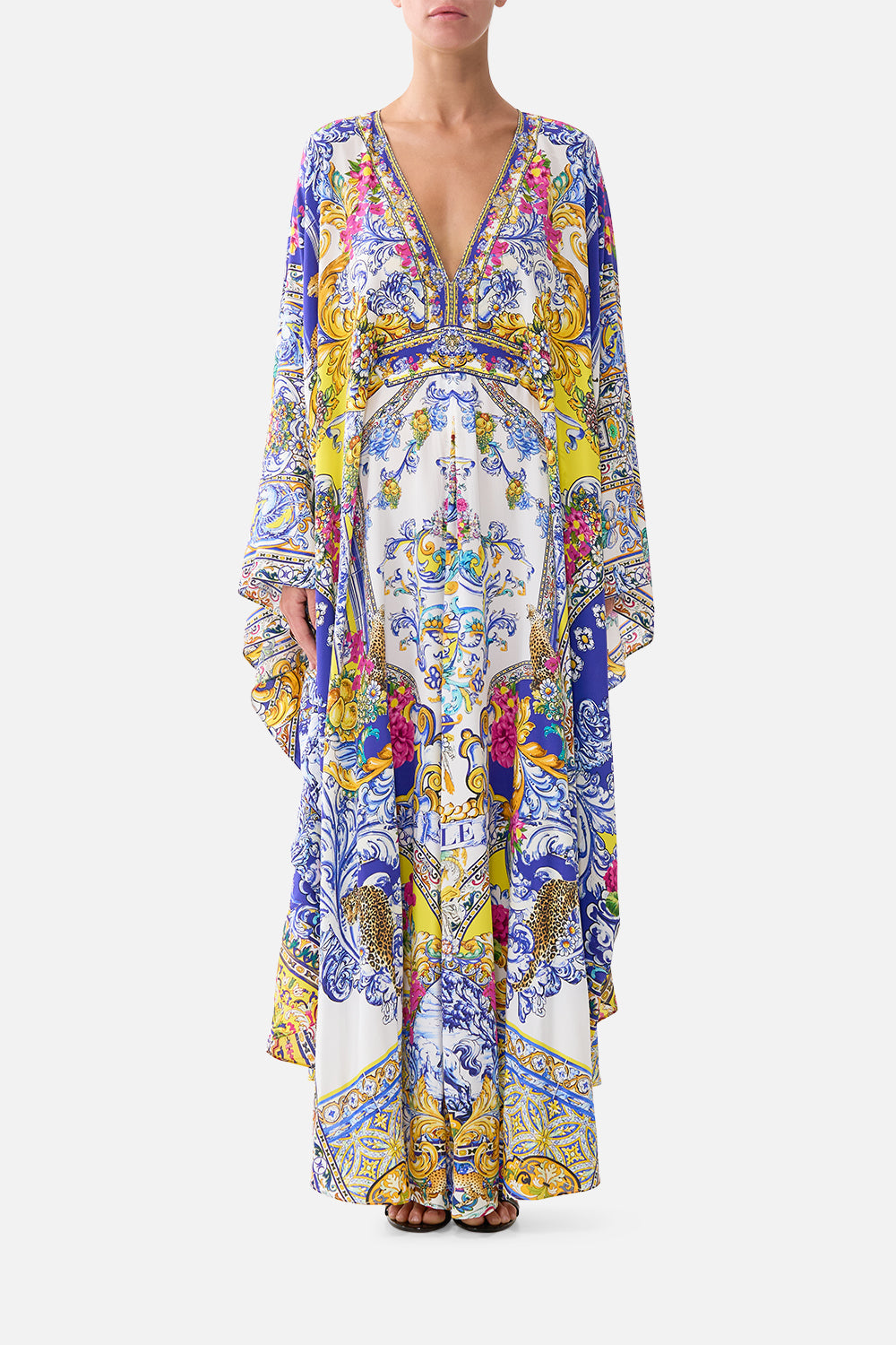 LONG KAFTAN WITH WAIST DETAIL ESPAÑA NIRVANA