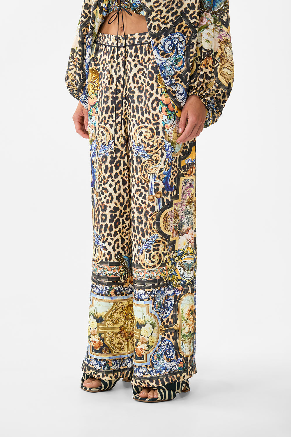 BUTTON FRONT LOUNGE PANT SEVILLIAN STYLE
