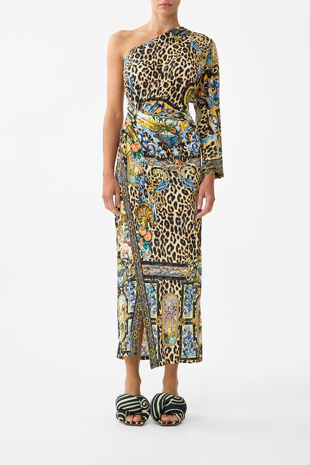 The CAMILLA BAT SLEEVE DRESS BALEARIC BEBÉ in our BALEARIC BEBÉ print.