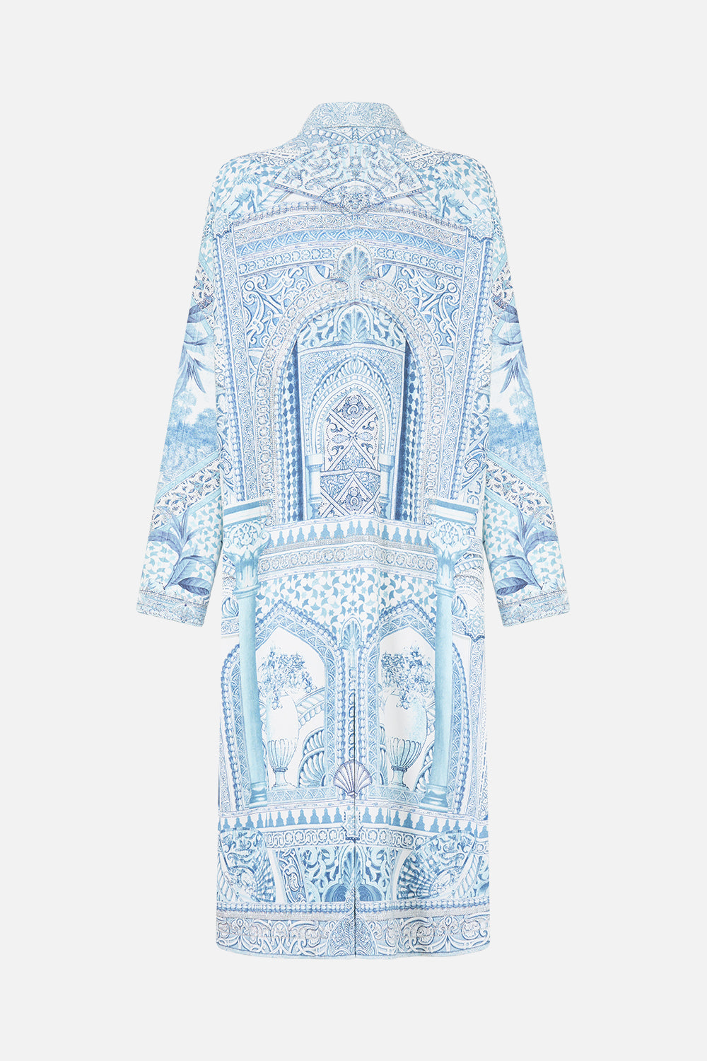 The CAMILLA LAYERED MINI SARONG WITH ROSETTE TIE FRONT OLÉ OLÉ in our  print.
