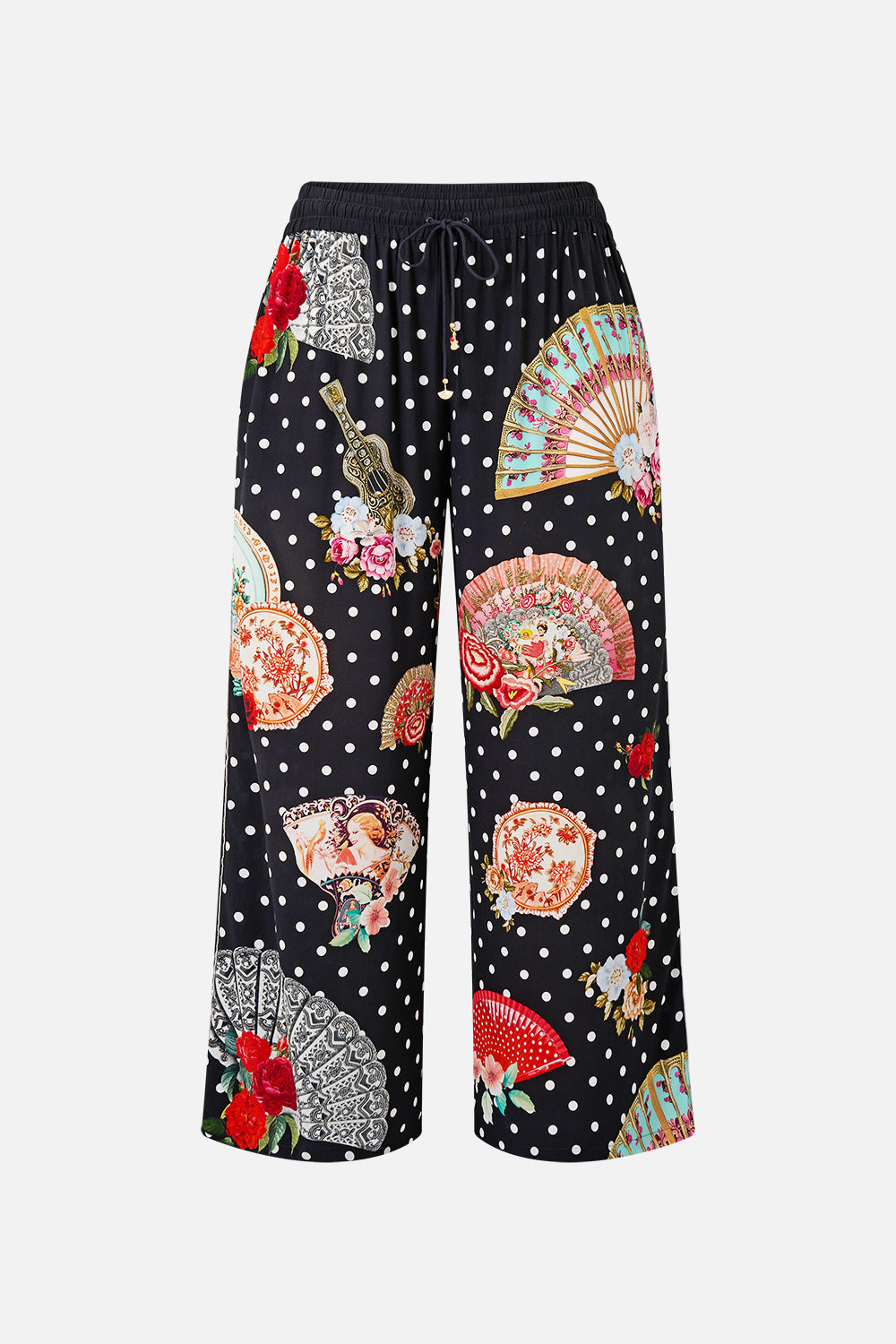 The CAMILLA MULTI WEAR BEACH MIDI DRESS WITH RING FRONT SEVILLIAN STYLE in our  print.