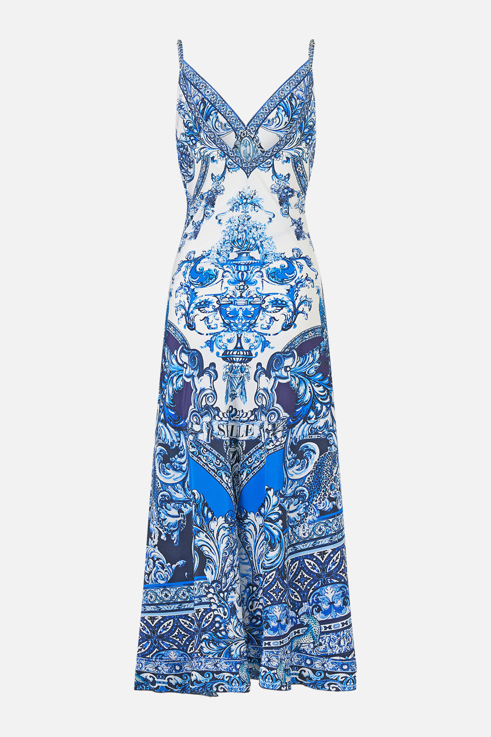 The CAMILLA KIDS TANK MAXI DRESS W WOVEN LAYERED SKIRT TORERO LIBERTINE in our TORERO LIBERTINE print.