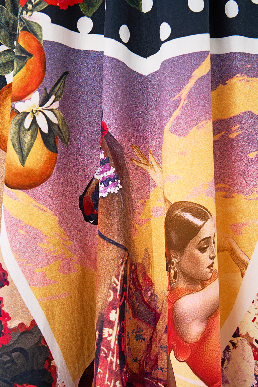 FRILL NECK DRESS WITH HARDWARE DAUGHTERS OF DUENDE