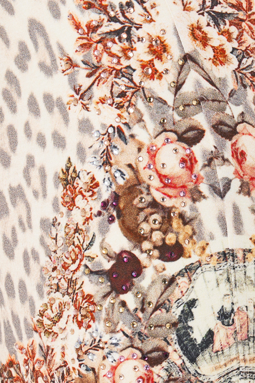 The CAMILLA AMANDA TAURUS RISING HARDWARE FLARE JEAN DENIM in our  print.