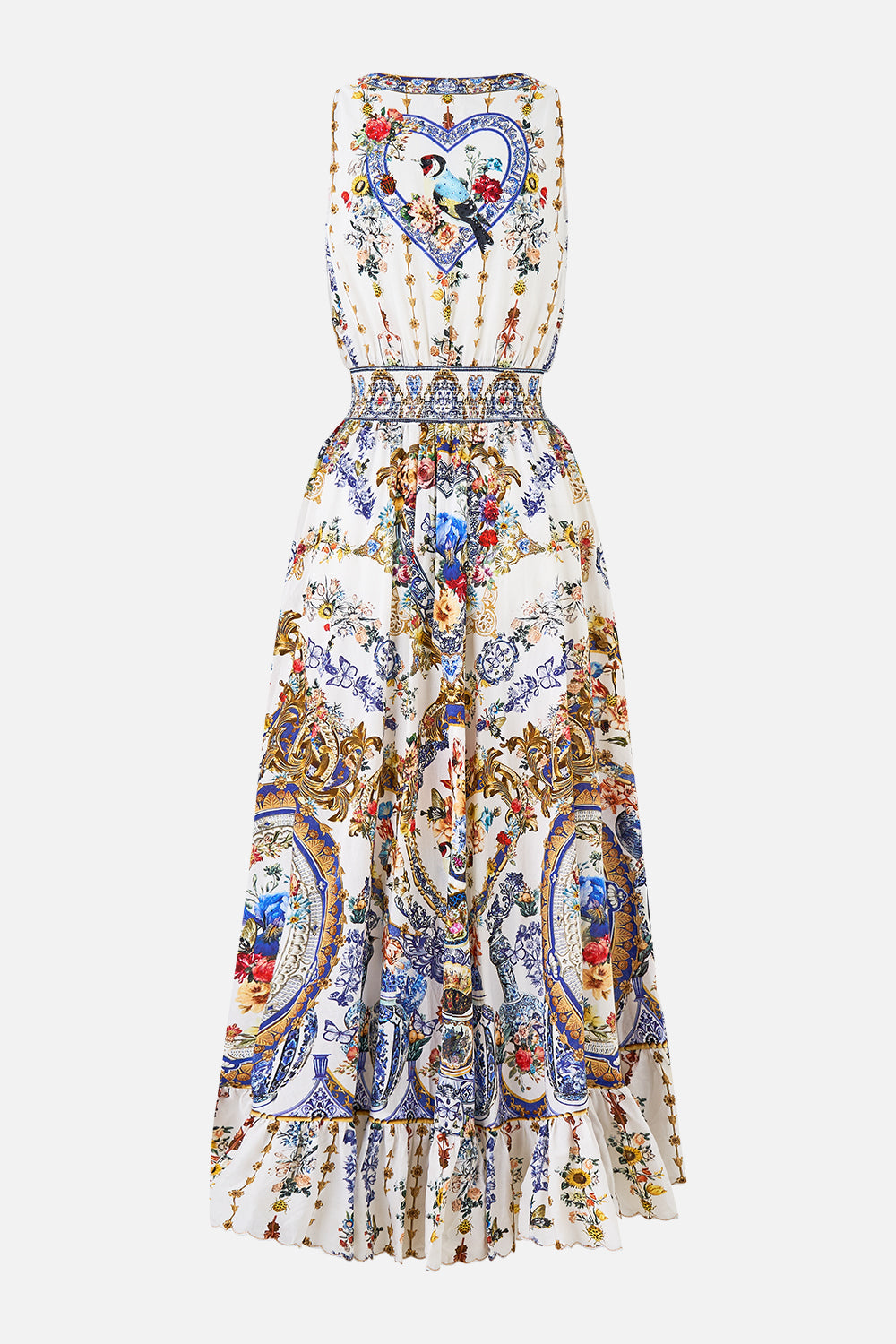 V NECKLINE HIGH LOW DRESS THE POTTERY PARLOUR