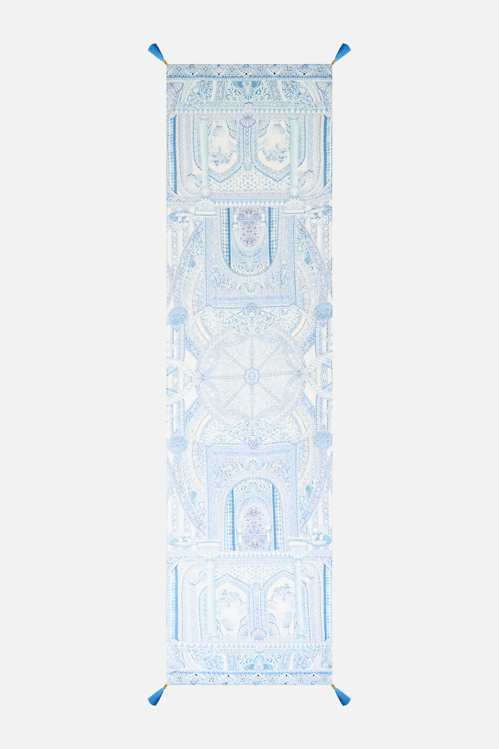 The CAMILLA TIE FRONT JUMPSUIT DAUGHTERS OF DUENDE in our  print.
