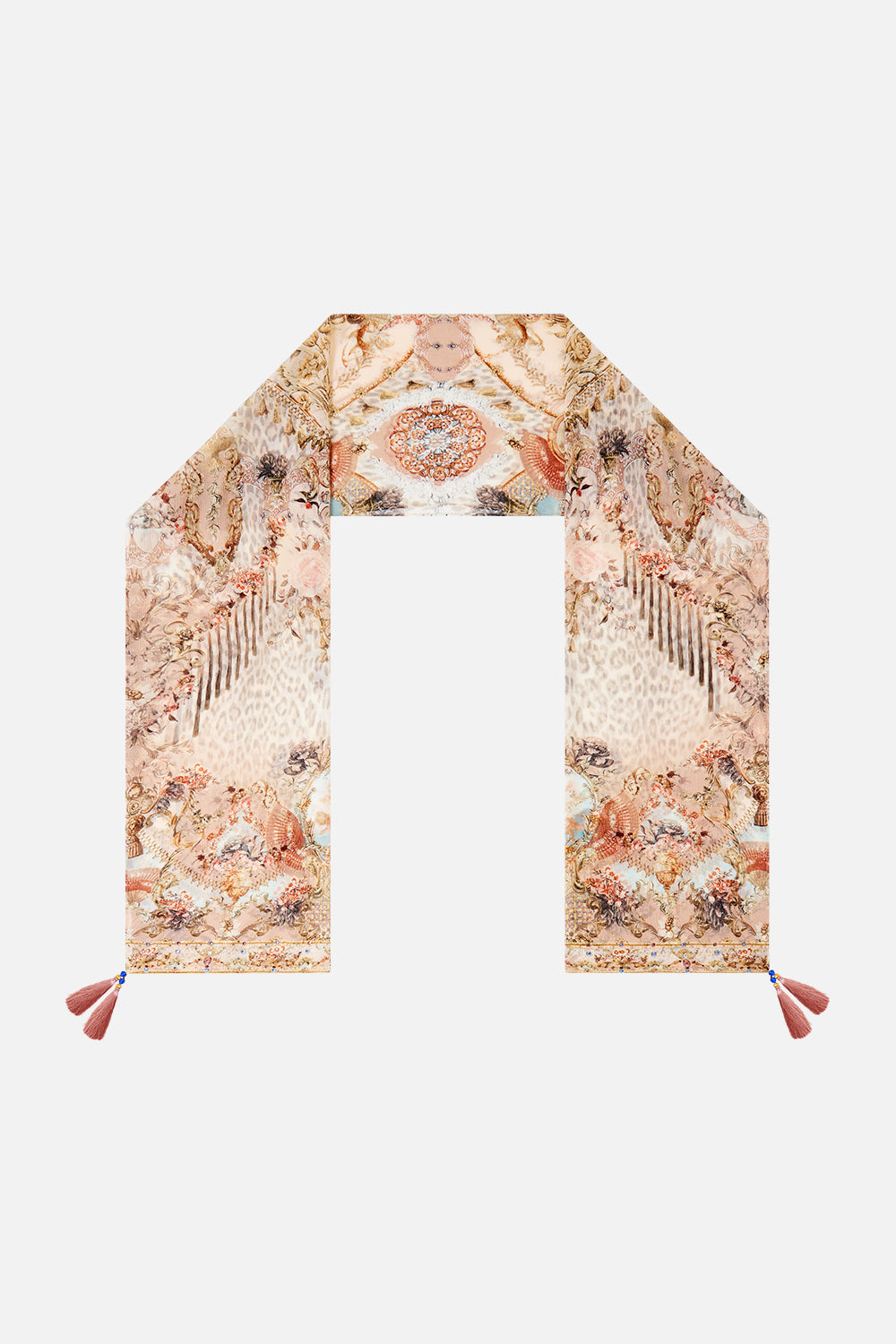 The CAMILLA RELAXED KNIT LAYER THE HUM OF THE ALHAMBRA in our  print.