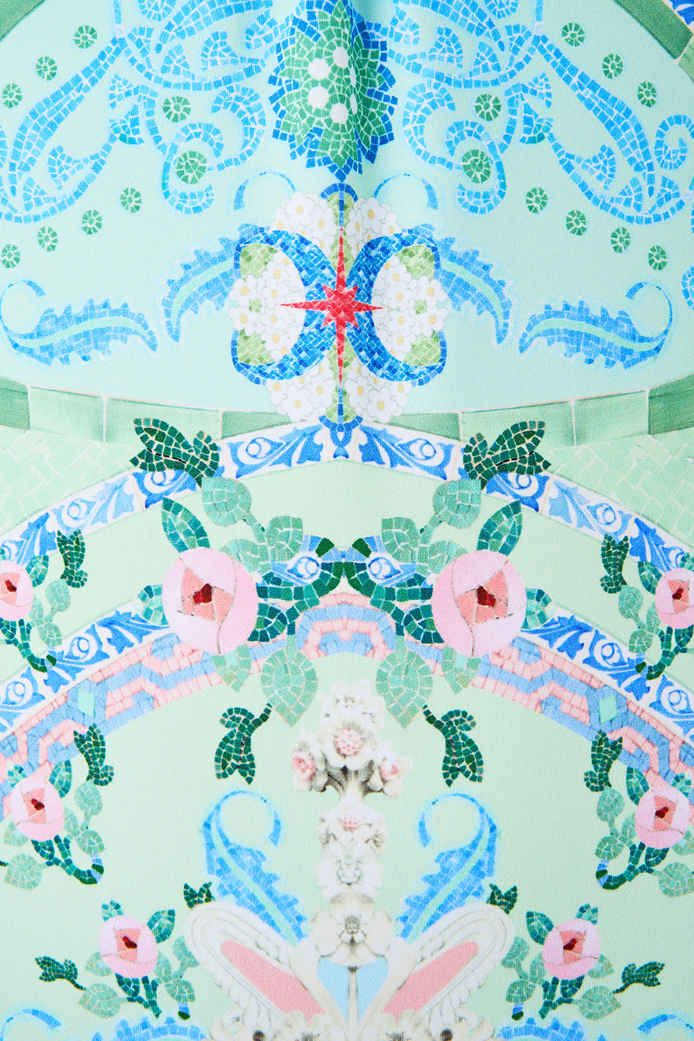 The CAMILLA MULTI WEAR LONG SARONG MEET ME IN MALLORCA in our  print.