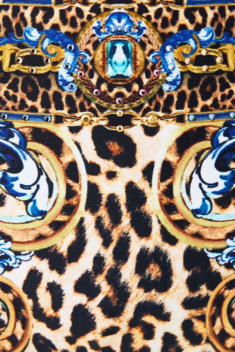 The CAMILLA JERSEY TANK TOP BALEARIC BEBÉ in our  print.