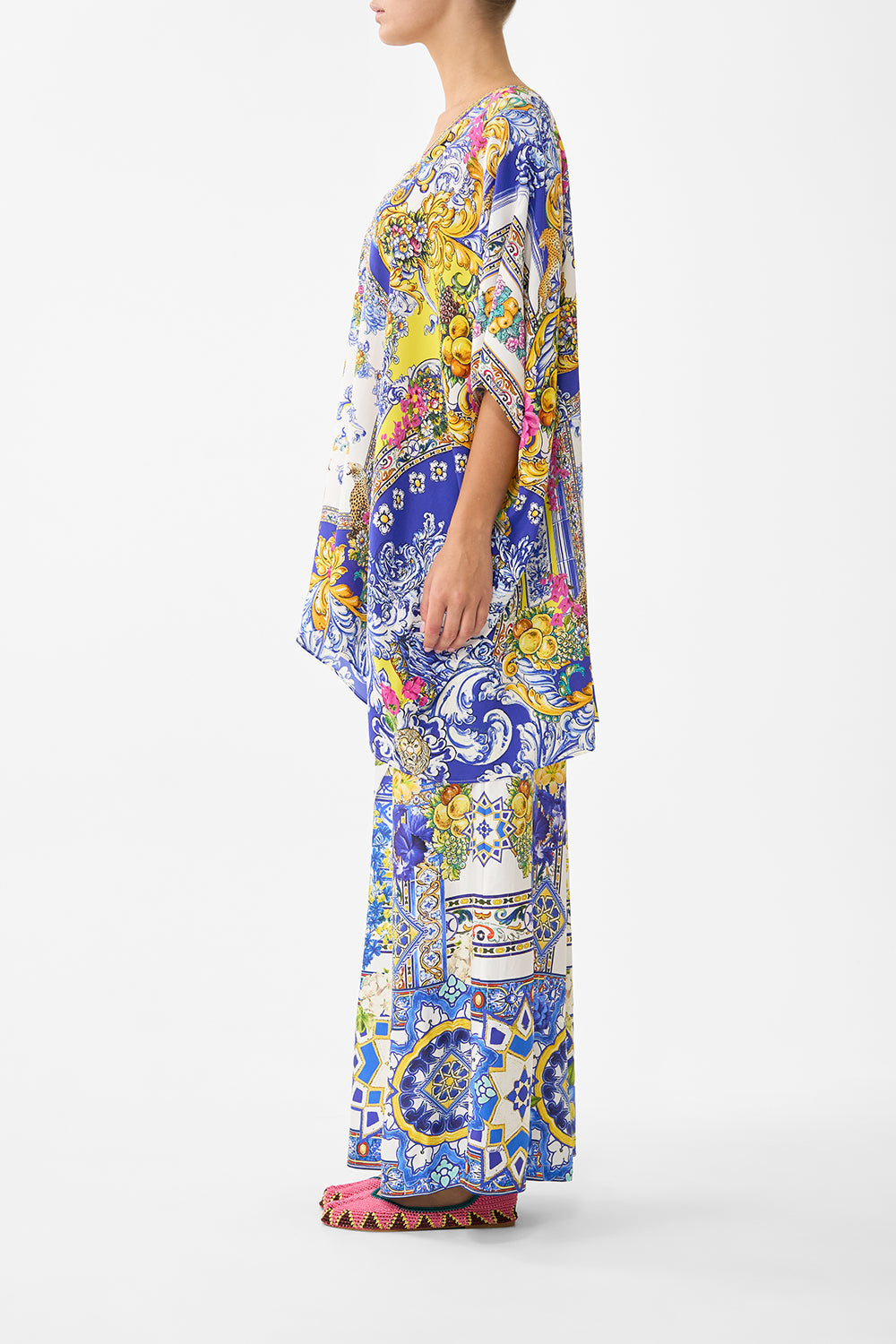 The CAMILLA BACK DETAIL JERSEY DRESS THE SECESSION SESSIONS in our  print.