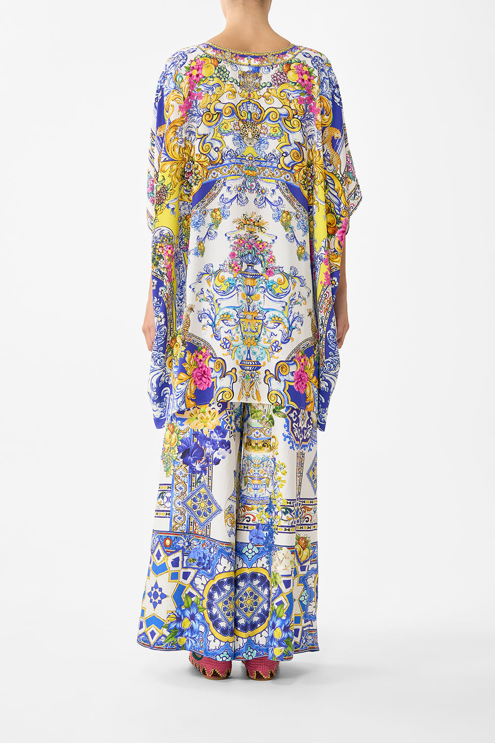 The CAMILLA BACK DETAIL JERSEY DRESS THE SECESSION SESSIONS in our THE SECESSION SESSIONS print.