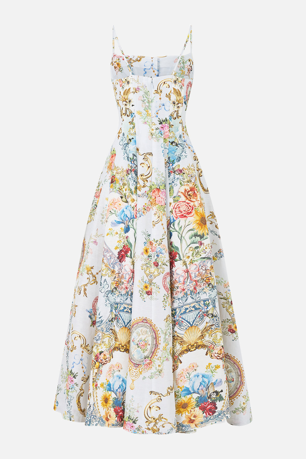 CORSET DRESS WITH LONG FLARED SKIRT SEVILLE SWEETHEART