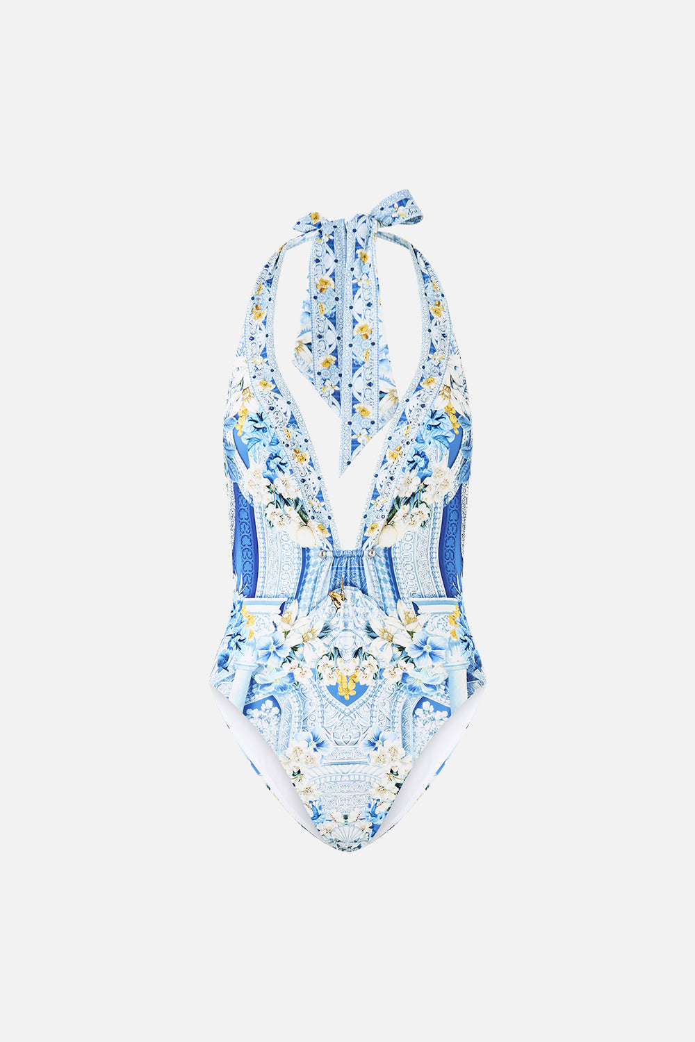 The CAMILLA SHORT LACE UP KAFTAN CHINOISERIE CHILD in our CHINOISERIE CHILD print.