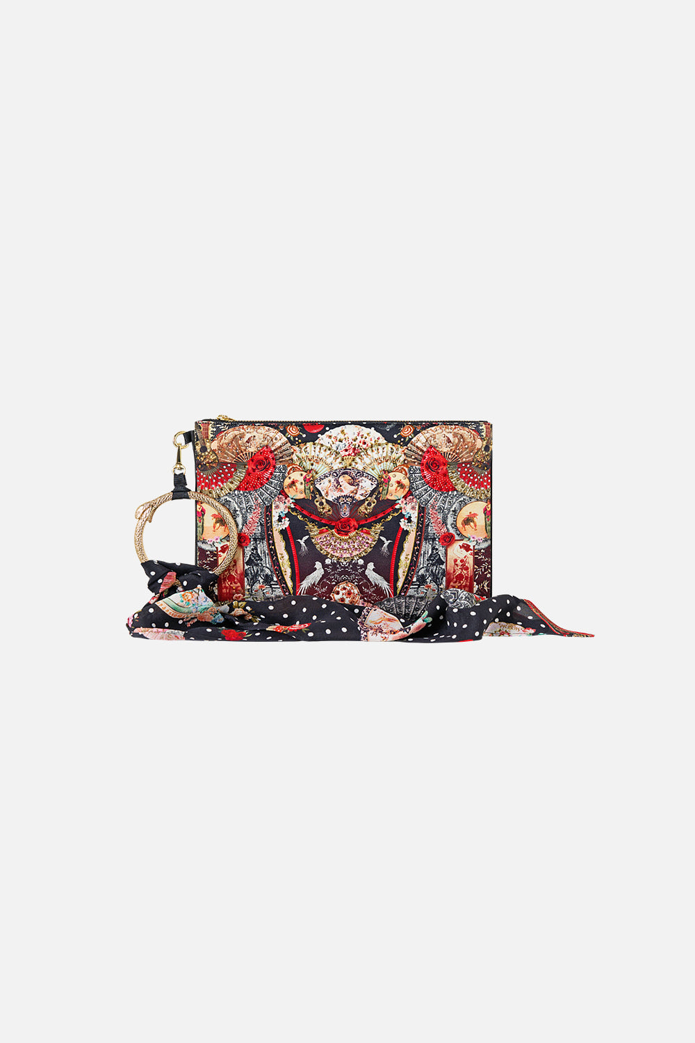 The CAMILLA RING HEADBAND TORERO LIBERTINE in our TORERO LIBERTINE print.