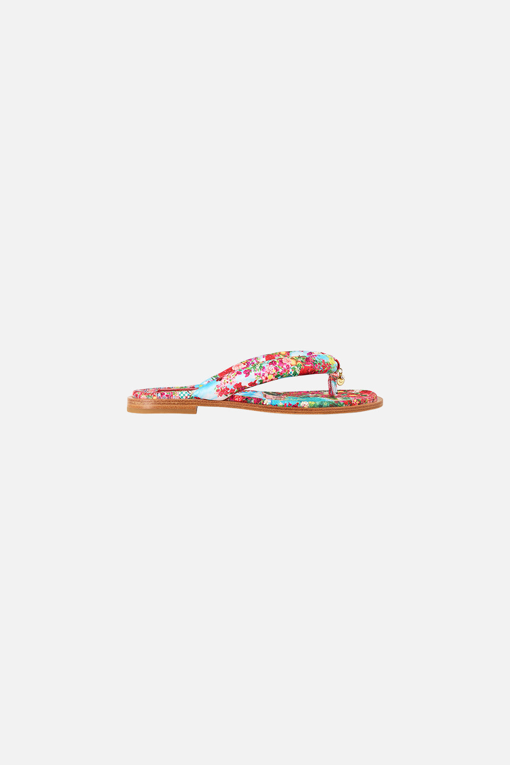 The CAMILLA SMALL CANVAS CLUTCH VERSES IN VINTAGE in our  print.