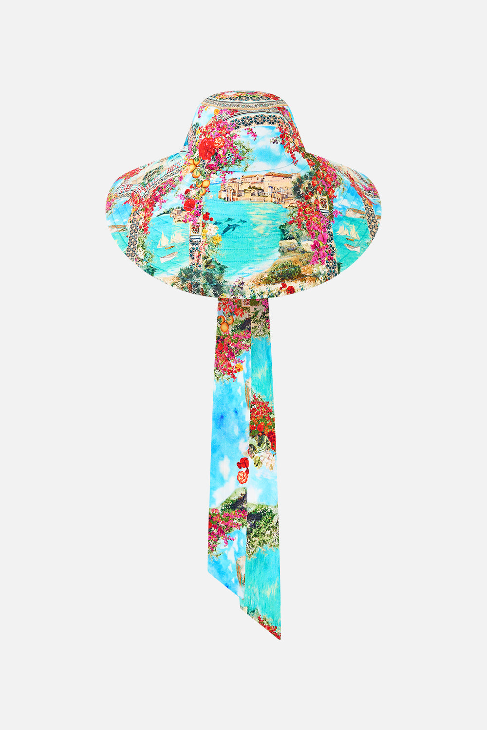 The CAMILLA RELAXED SHORT DRESS WITH DROPPED WAIST LACED WITH LOVE in our  print.