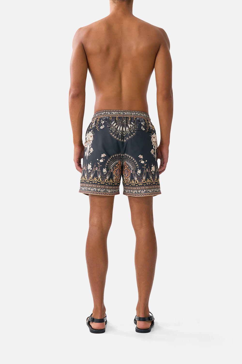 The CAMILLA CORSET WAIST SHORT TORERO LIBERTINE in our  print.