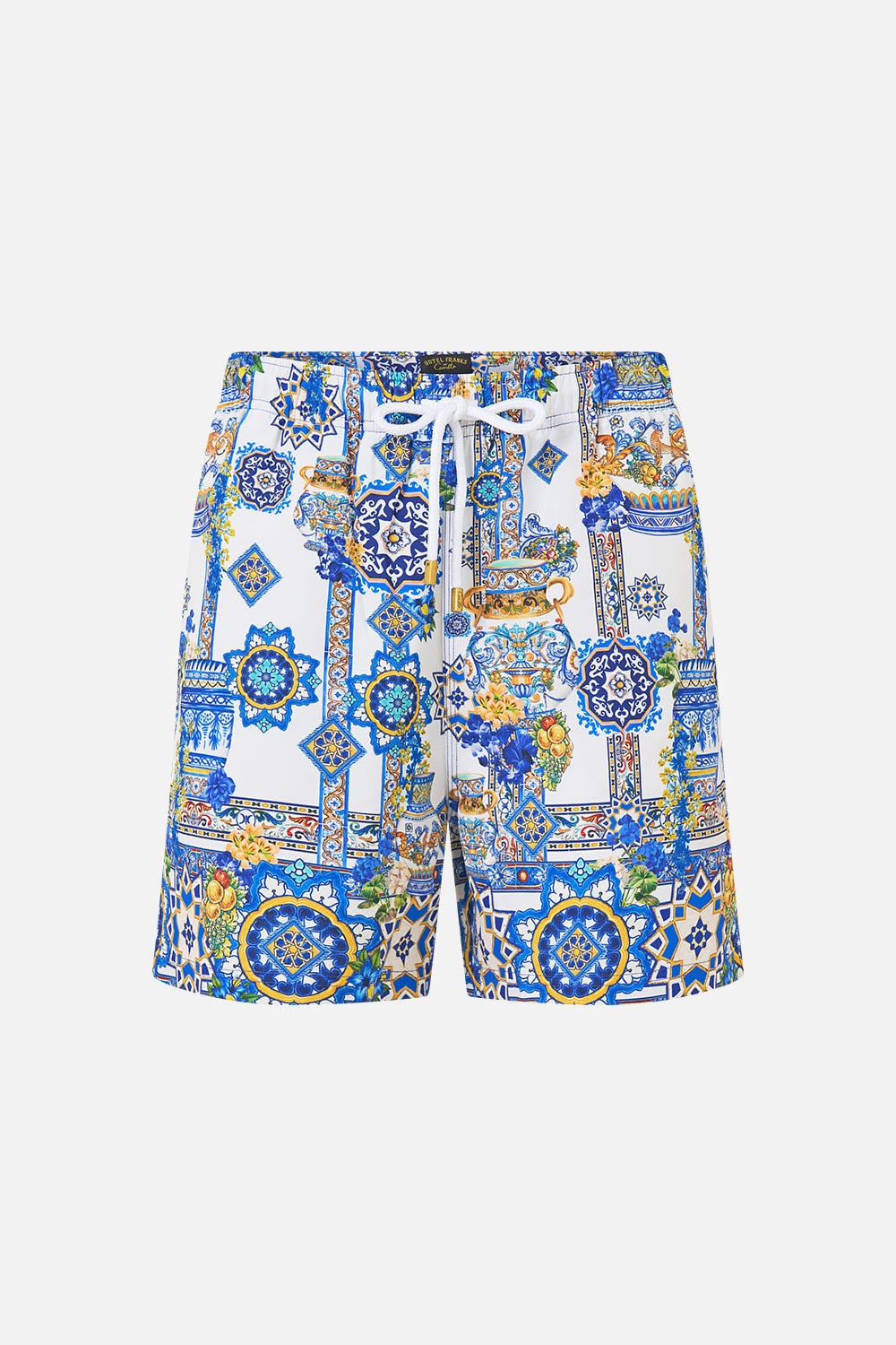 The CAMILLA V NECK FLARED JUMPSUIT ESPAÑA NIRVANA in our  print.