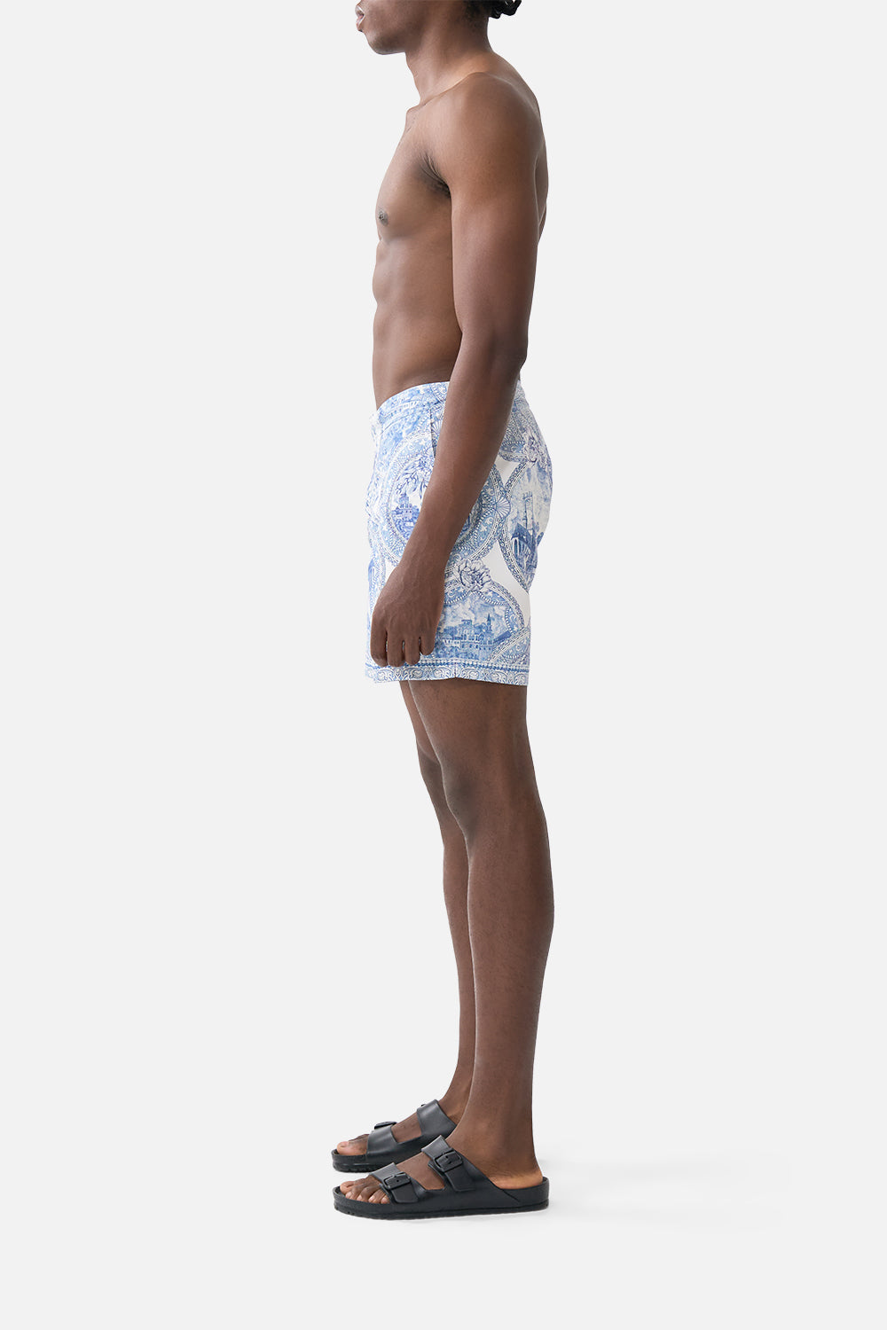 MID LENGTH BOARDSHORT WITH FIXED WAIST THE HUM OF THE ALHAMBRA