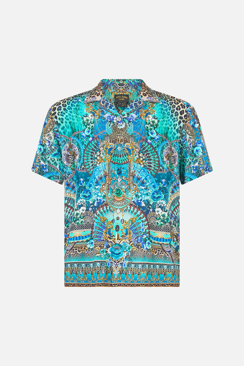 The CAMILLA CROPPED BOMBER JACKET MEET ME AT THE MET in our  print.