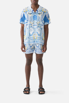 SHORT SLEEVE CAMP COLLARED SHIRT DE NADA GRANADA