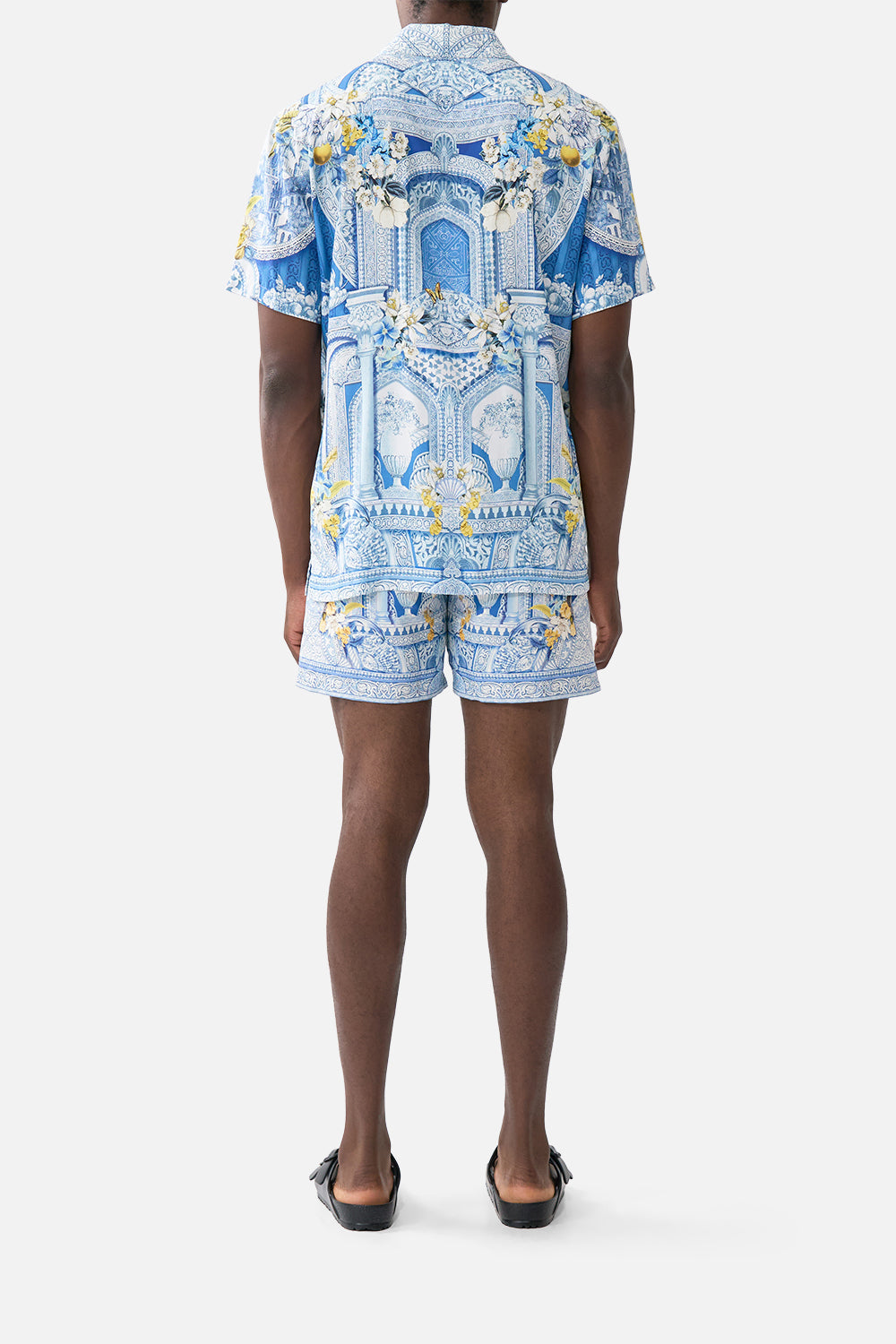 The CAMILLA BUTTON FRONT LONG DRESS LEOTIGRA LAND in our LEOTIGRA LAND print.