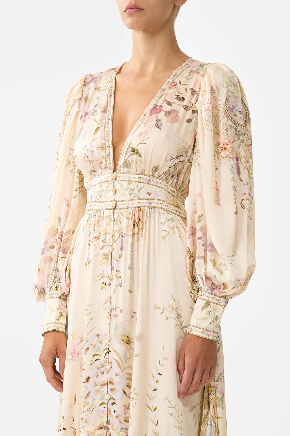 The CAMILLA MULTI WEAR LONG SARONG DIAL UP THE TILES in our  print.