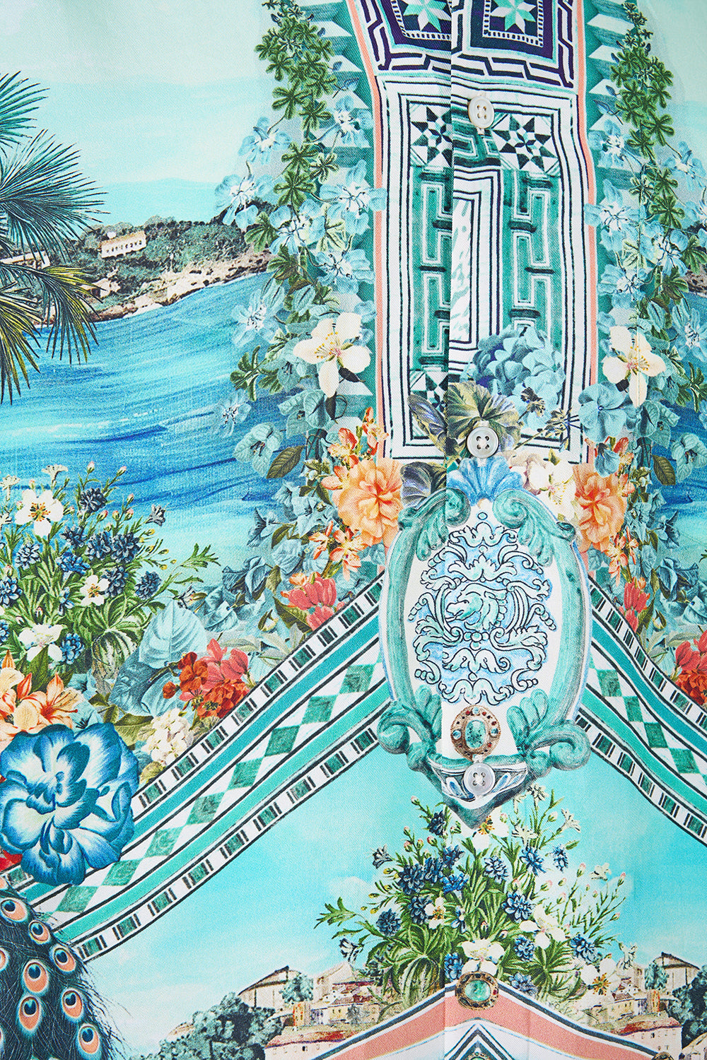 The CAMILLA PARACHUTE PANT BALEARIC BEBÉ in our  print.