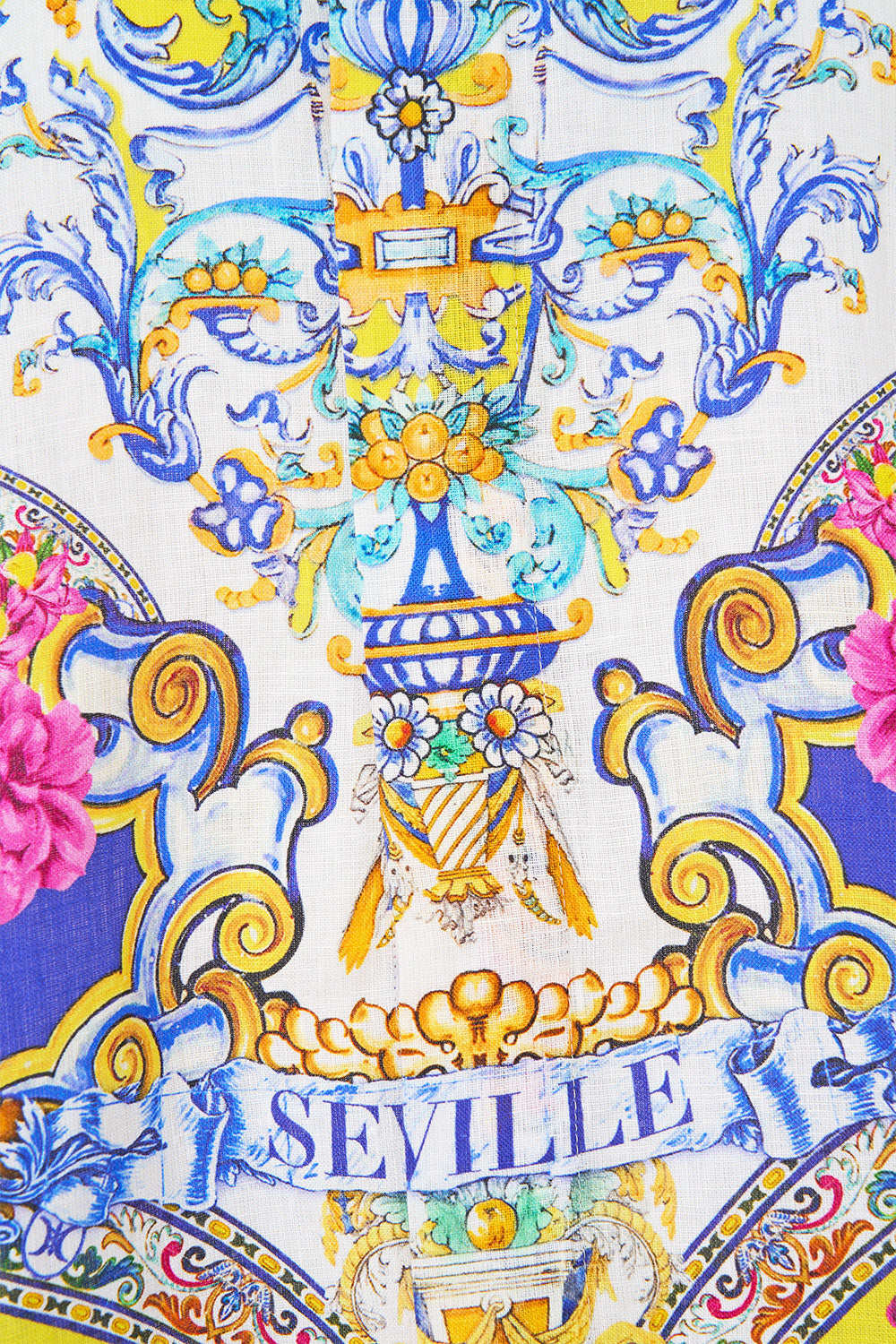 The CAMILLA JERSEY TANK DRESS ESPAÑA NIRVANA in our  print.