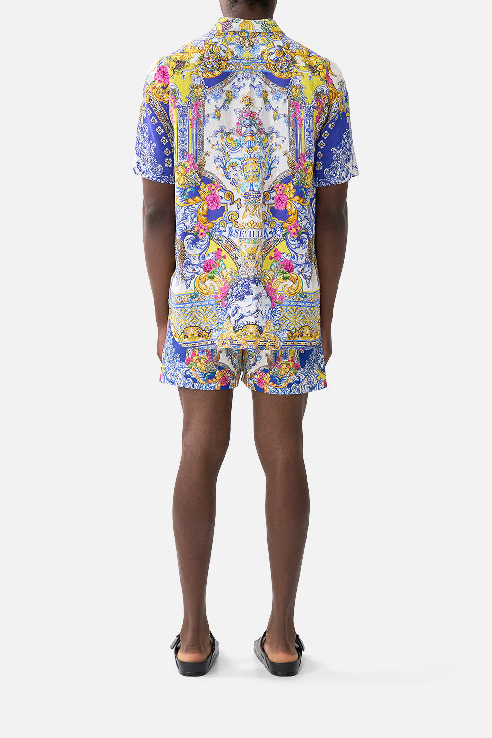 The CAMILLA JERSEY TANK DRESS ESPAÑA NIRVANA in our  print.