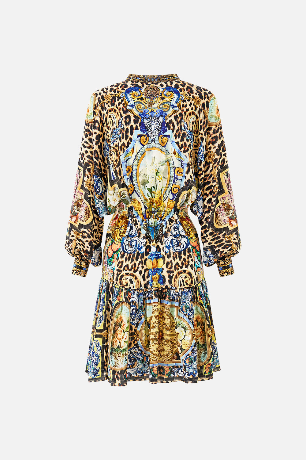 The CAMILLA RING SCARF CLUTCH DAUGHTERS OF DUENDE in our  print.