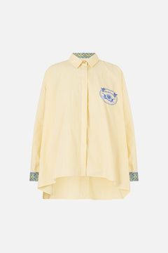 WIDE BODY COLLARED BLOUSE BENEATH THE ANDALUSIAN SUN