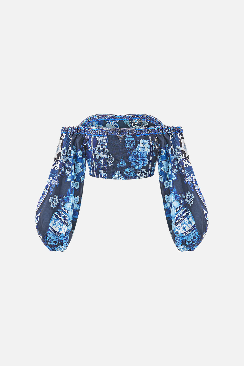 The CAMILLA DOUBLE BREASTED SHORT SLEEVE JACKET I LEFT MY HEART IN GRANADA in our  print.