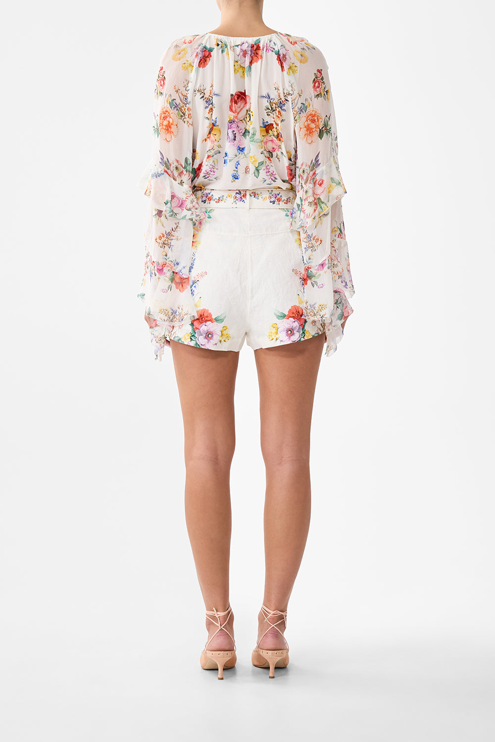The CAMILLA BALLERINA MIDI DRESS I LEFT MY HEART IN GRANADA in our I LEFT MY HEART IN GRANADA print.
