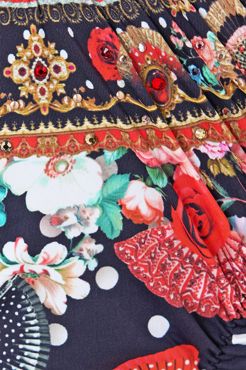 The CAMILLA JERSEY TANK DRESS THE ARCHITECTS OF ALCÁZAR in our THE ARCHITECTS OF ALCÁZAR print.
