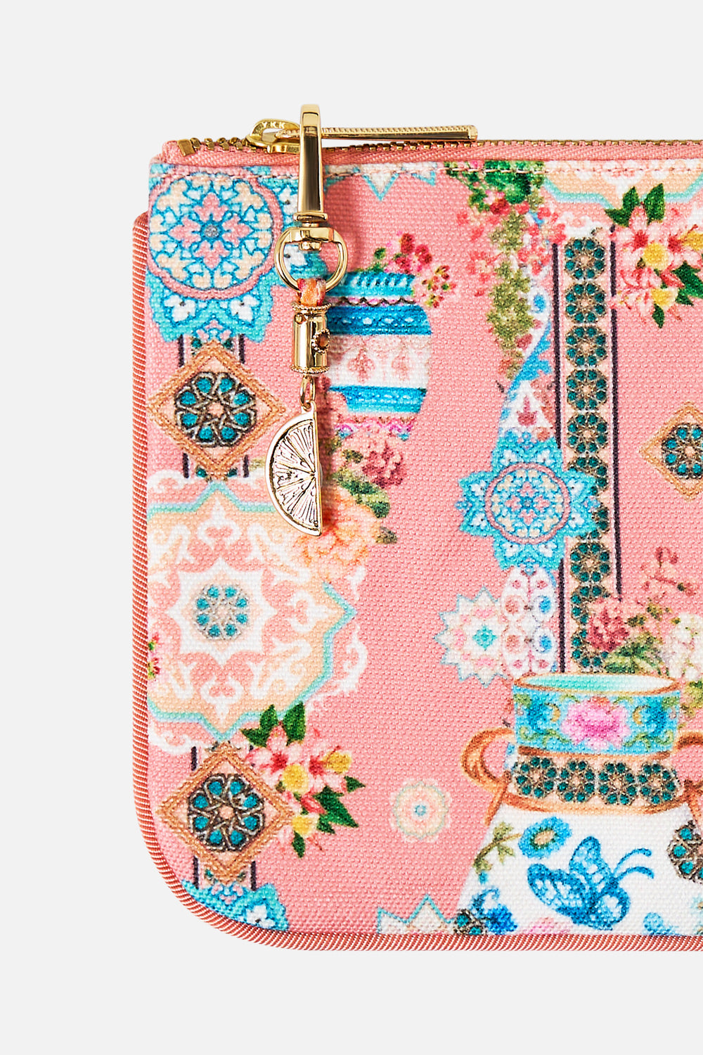 The CAMILLA LAYERED MINI SARONG WITH ROSETTE TIE FRONT OLÉ OLÉ in our  print.