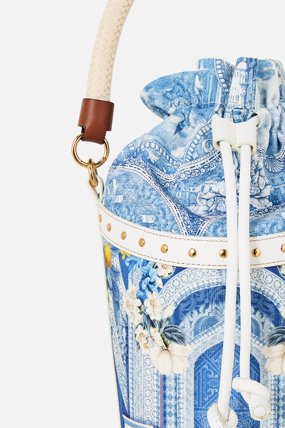 The CAMILLA LOUNGE PANT WITH ELASTIC WAIST FLAMENCO FOLKLORE in our  print.