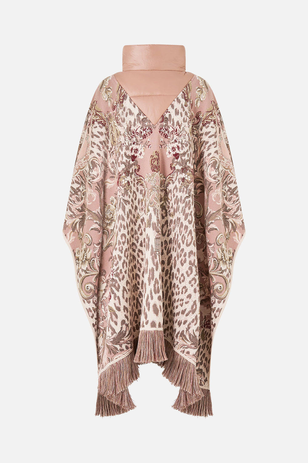 The CAMILLA SHORT SLEEVE CAMP COLLARED SHIRT FLAMENCO EUPHORIA in our  print.