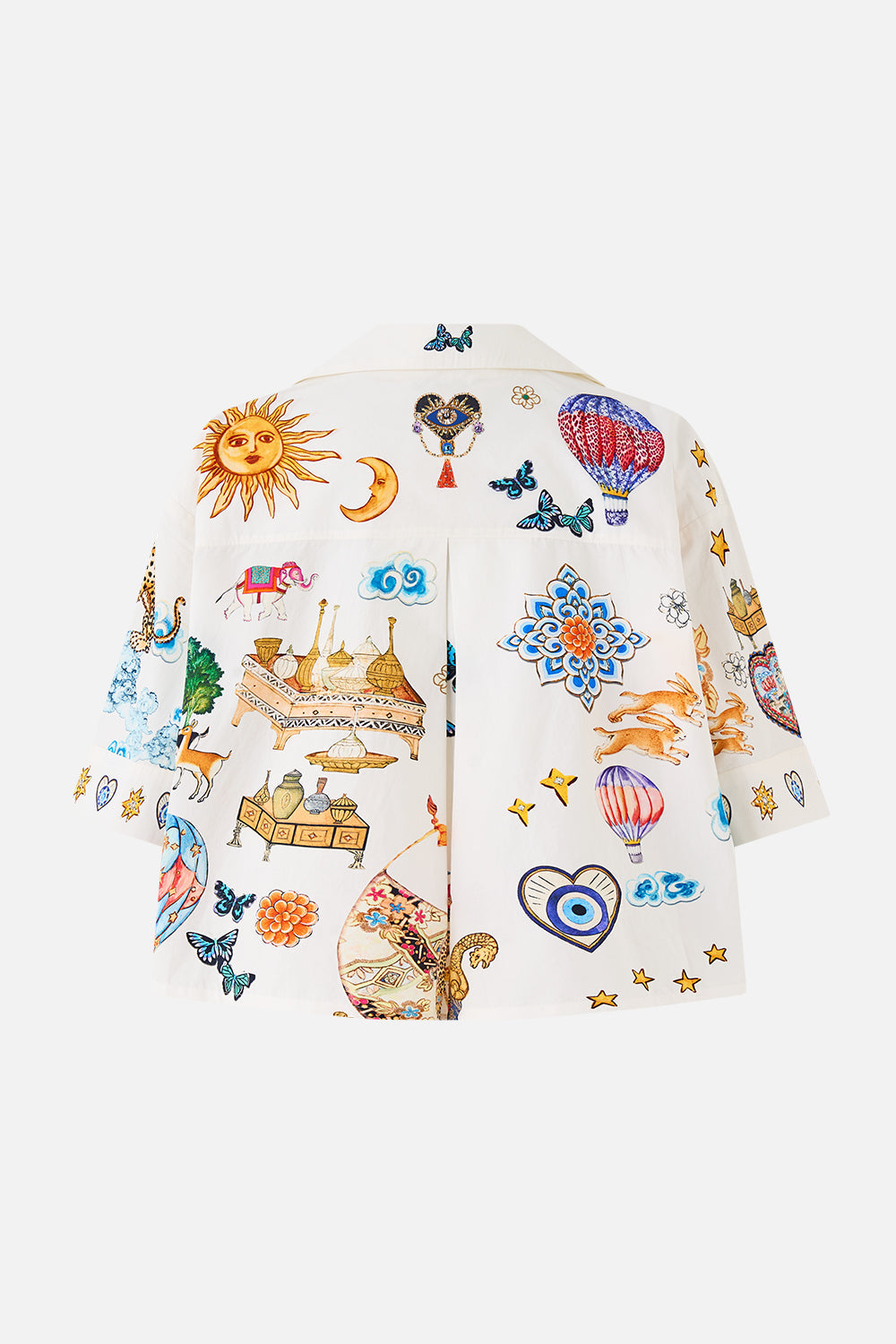 The CAMILLA MACRAME SHAWL DAUGHTERS OF DUENDE in our  print.