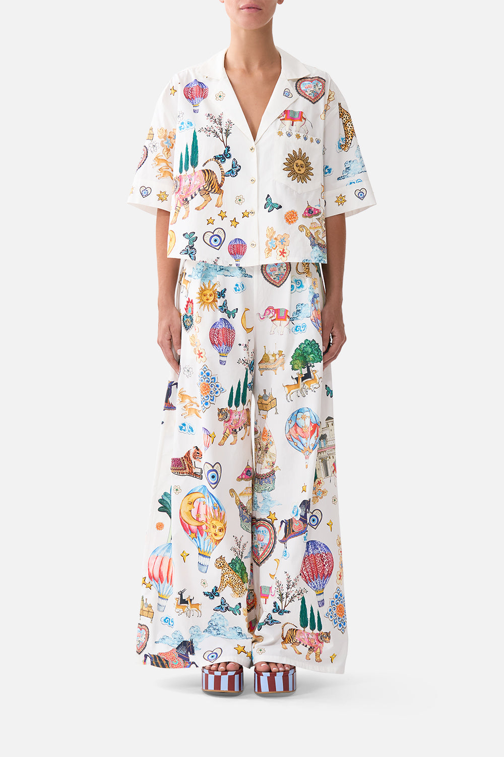 TUCK FRONT PANT KAPADOKYA KITSCH