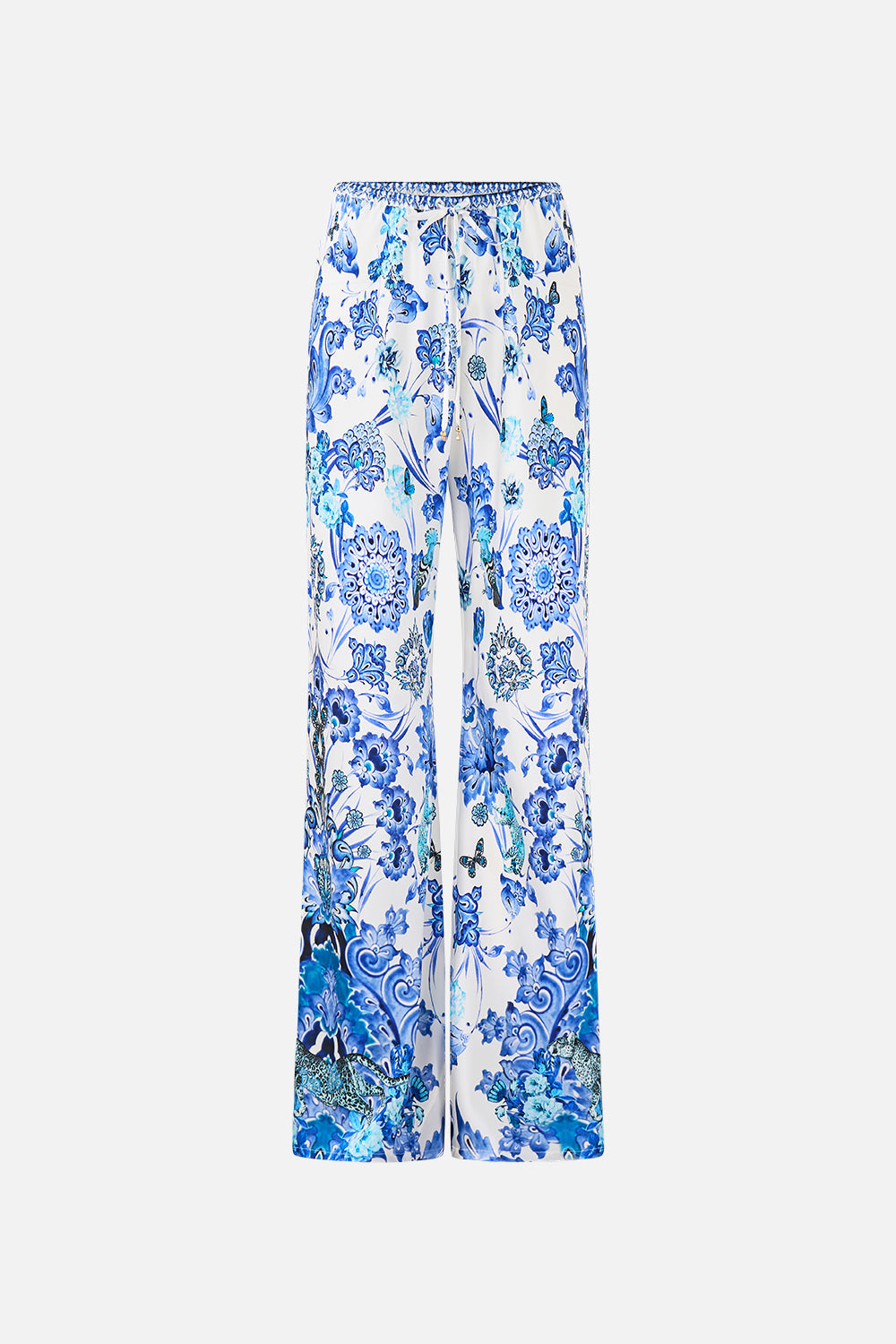 The CAMILLA DOUBLE BREASTED SOFT JACKET THE HUM OF THE ALHAMBRA in our  print.
