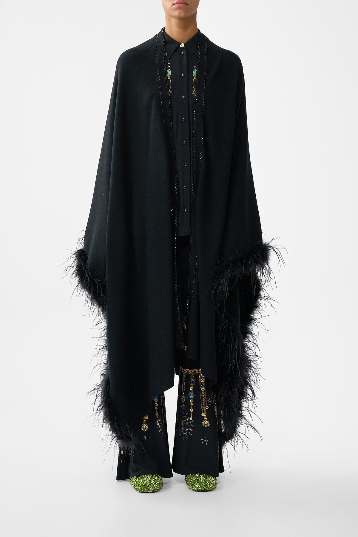 THROW OVER WITH FEATHERS AMULETS AND ALCHEMY