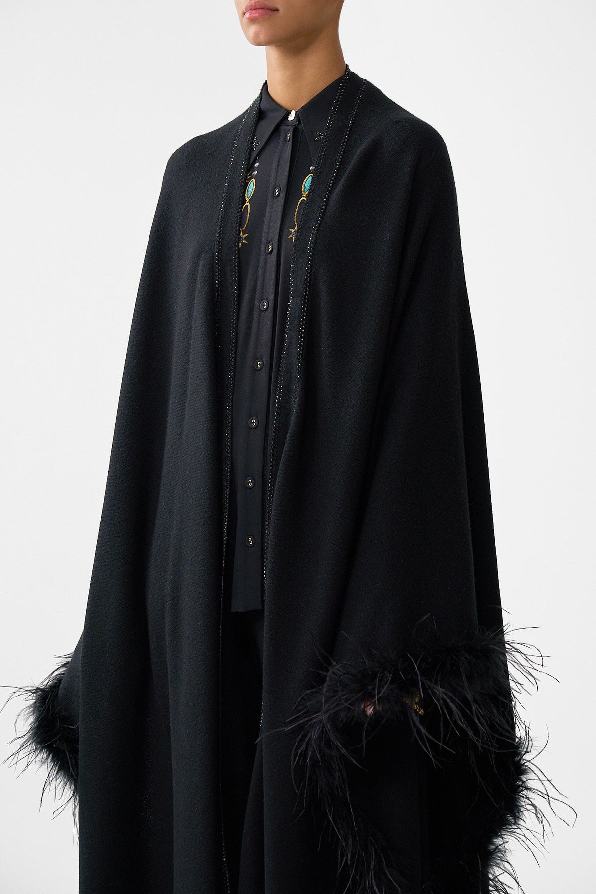 THROW OVER WITH FEATHERS AMULETS AND ALCHEMY