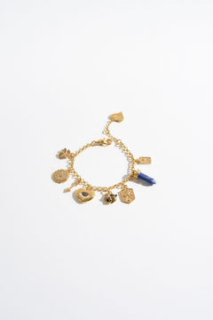 BOHEMIAN BABYLON CHARM BRACELET GOLD