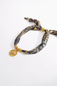 ENCHANTED OCEANIA SILK NECKLACE GOLD