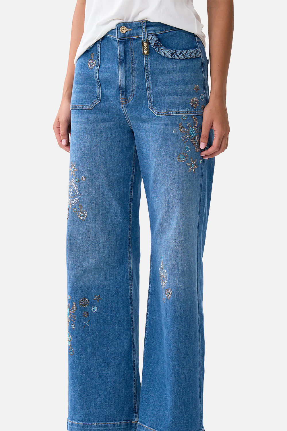 JENNA TURKIYE TALISMAN HIGH WAISTED FLARE DENIM