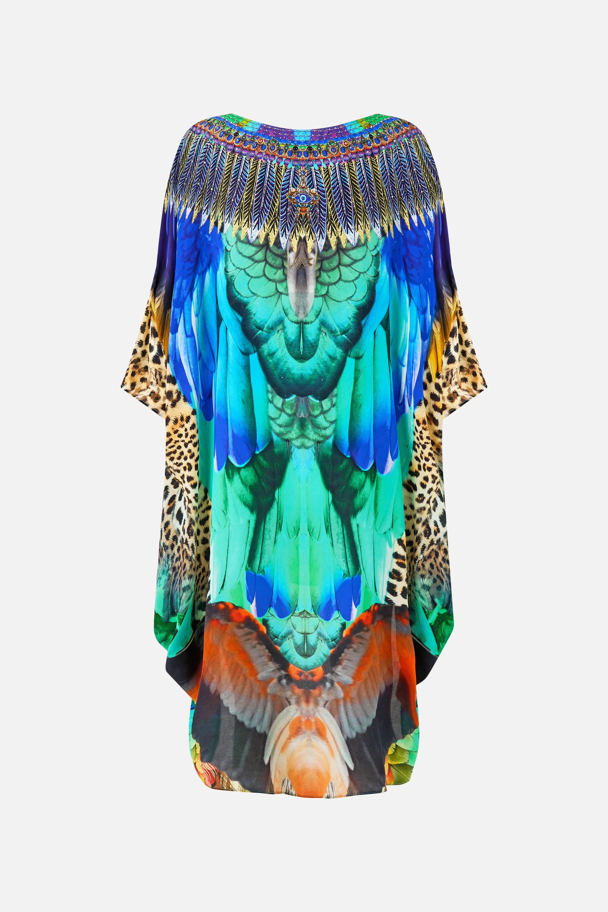 The CAMILLA STRAIGHT SCARF TOP BALEARIC BEBÉ in our  print.